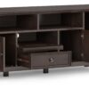 Amherst - Wide TV Media Stand - Brunette Brown - Image 6