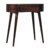 Rounded Small Console Table - Caramel - Image 6