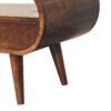 Circular TV Stand - Walnut - Image 2