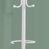 Coat Rack, Hall Tree, Free Standing, Hanging Bar, 6 Hooks, Entryway, 68"H, Contemporary & Modern - White - Image 2