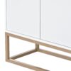 Modern Sideboard Elegant Buffet Cabinet With Large Storage Space For Dining Room, Entryway - White - Image 15