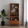 Harper - Bookcase With Storage - Teak Brown - Image 7