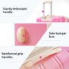Hardshell Luggage Sets 3 Piece Gradient Color Expandable Suitcase With Spinner Wheels And Tsa Lock Lightweight 20" 24" 28" Available - Pink / Yellow - Image 16