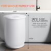 Luxury Bucket Towel Warmers, Large Towel Warmers For The Bathroom, Fits Up To 2 Oversized Towels - White - Image 5