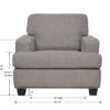 Andie - Accent Chair - Gray - Image 6