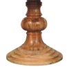 Round Turned Dining Table - Oak - Image 4