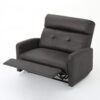 Alma - Contemporary Upholstered Loveseat Recliner - Slate - Image 7