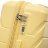 Set 3 Pieces 20" / 24" / 28" Abs Spinner Wheel Luggage, Matching Color, With Combination Lock - Yellow - Image 13
