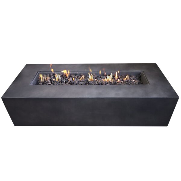 Propane Outdoor Durable Fire Pit Table - Charcoal