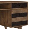 Clarkson - Desk With Side Drawers - Rustic Natural Aged Brown - Image 7
