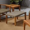 Outdoor Rattan Wicker Ottomans - Gray - Image 2