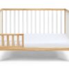 Deux - Remi 3 In 1 Convertible Island Crib - Natural / White - Image 3