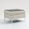 Modular Sectional Sofa Square Ottoman Module, Storage Ottoman Footrest - Beige - Image 9