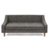 Durable Elevated Dog Sofa Bed With Modern Irregular Armrest Design Comfortable Soft Pet Sofa Dark - Dark Gray - Image 6