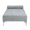 Quenti - Velvet Sofa Bed With Pillow - Gray - Image 2