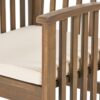 Casa - Acacia Dining Chair Set With Cushions, 2 Pieces - Gray / Cream - Image 13