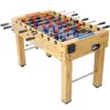 Hurricane - Foosball Table For Family Game Rooms With Light Cherry And Free Accessories - Brown - Image 19