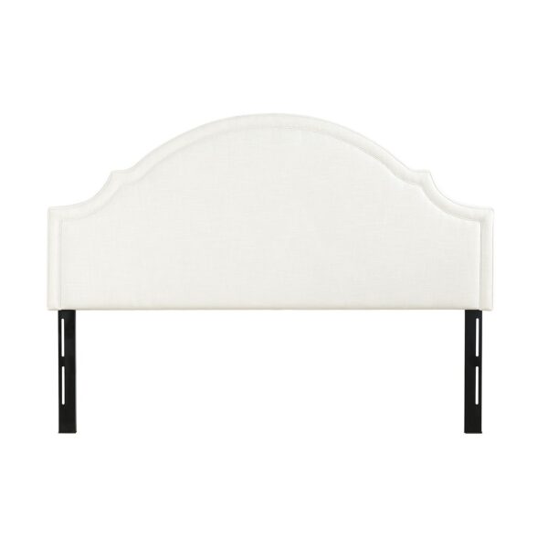 Catherine - Upholstered King Headboard - Antique White