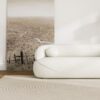 Andrew - Boucle Sofa - Beige / Ivory White / Light Beige / White - Image 12