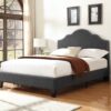 Kopa - California King Upholstered Bed - Dark Gray - Image 5