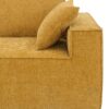2 Pices Free Combination Minimalist Style Modular Sectional, Wrinkle Resistant Couch Set L Shaped Compressed Sofa For Living Room - Yellow - Image 17