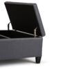 Ellis - Coffee Table Storage Ottoman - Stone Gray - Image 5