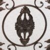 Waterbury - Traditional Fireplace Screen With Gold Flower - Black - Image 8