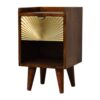 Manila - Mini 1 Drawer Nightstand - Chestnut - Image 3