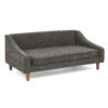 Durable Elevated Dog Sofa Bed With Modern Irregular Armrest Design Comfortable Soft Pet Sofa Dark - Dark Gray - Image 10