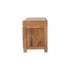 Shutter Shoe Bench, 3 Drawer - Oak - Image 6