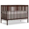 Crib 5 In 1 Convertible, Converts From Baby Crib To Toddler Bed, Fits Standard Full Size Crib Mattress - Espresso - Image 3