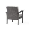 Honolulu - Modern Chat Set of 5 With Wicker - Gray / Silver - Image 11