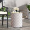 End Table, Outdoor - Antique White - Image 12