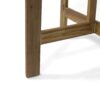 Outdoor 3 Piece Half Round Folding Bistro Set - Natural - Image 13