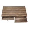 Computer Desk For Home Office, Laptop, Storage Drawers, Contemporary Versatile Placement - Brown - Image 5
