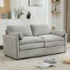 Cozy Upholstered Loveseat Sofa Oversized Comfy Comfy Cloud Sofa Double Cushion Loveseat Sofa Plush Cushion Sofa Couch For Living Room - Light Gray - Image 9