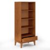 Harper - Bookcase With Storage - Teak Brown - Image 3