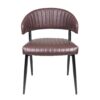 5 Pieces Contemporary Dining Set With Table - Brown / Black / Walnut - Image 6