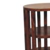 Ariella - Double Shelf Bedside Table - Chestnut - Image 4