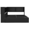 Full Size Daybed With Trundle, Storage Cabinets And USB Ports - Black - Image 9
