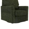 360° Swivel Chair Accent Barrel Armchair With Side Pockets, Chenille Upholstery, Compact Size - Green - Image 23