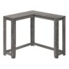 Corner Accent Console Table For Entryway, Contemporary And Modern - Gray - Image 2