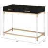 Adiel - Sofa Table - Black / Gold - Image 6