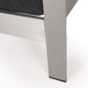 Aviara - Luxurious Outdoor Club Chair Low Profile Deep Seating - Silver - Image 14