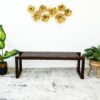 Christina - Leather Bench - Cognac / Dark Brown / Tan - Image 10