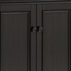 Amherst - Wide 4 Door Storage Cabinet - Hickory Brown - Image 6