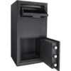 1 72 Cu Ft Keypad Depository Safe - Black - Image 2