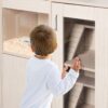 Guinea Pig Cages, 4 Tier Hamster Cage Wood With Storage Cabinet, House For Rat Ch" illa, Openable Top, Acrylic Windows, Living World Deluxe Habitat X-Large - Beige - Image 9