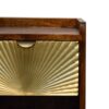 Manila - Mini 1 Drawer Nightstand - Chestnut - Image 4