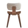 Casson - Boucle 7 Walnut Side Chair (Set of 2) - White / Walnut - Image 4